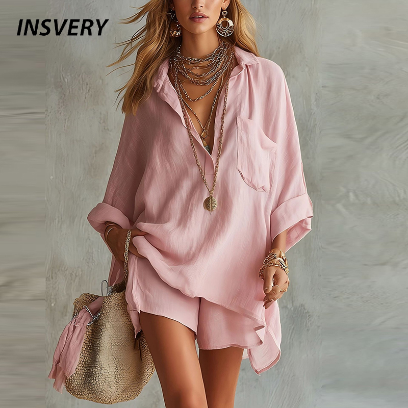 Women'S Formal Wear Blouse - Conjunto de Camisa de Manga Longa