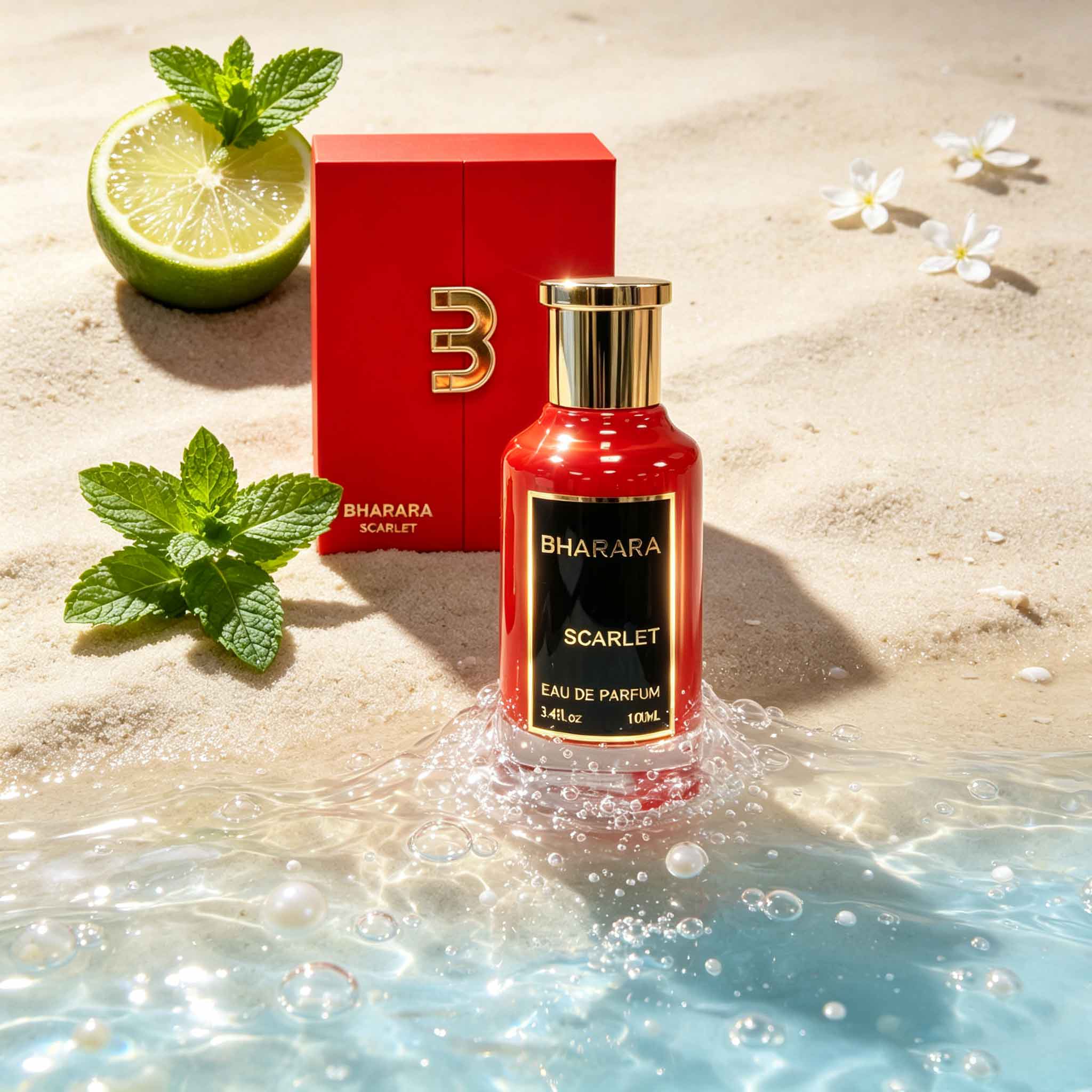 Women Luxury Formal Wear - Bharara Scarlet Eau De Parfum: Fragrância
