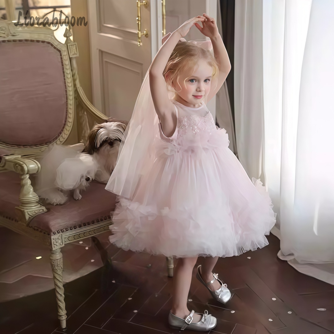 Women Formal Wear Designers - Vestido de Tule para Meninas com