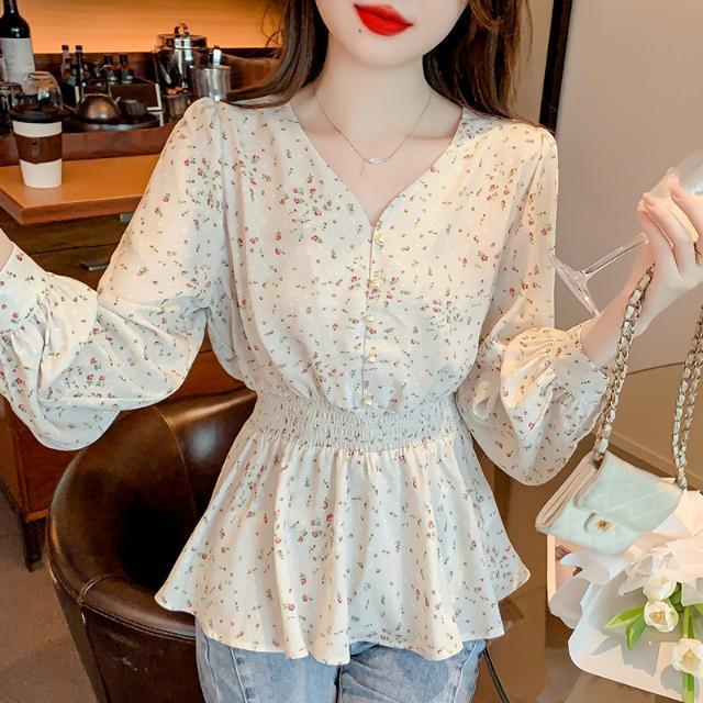 Women Formal Blouses For Evening Wear - Camisas de manga comprida femininas xadrez