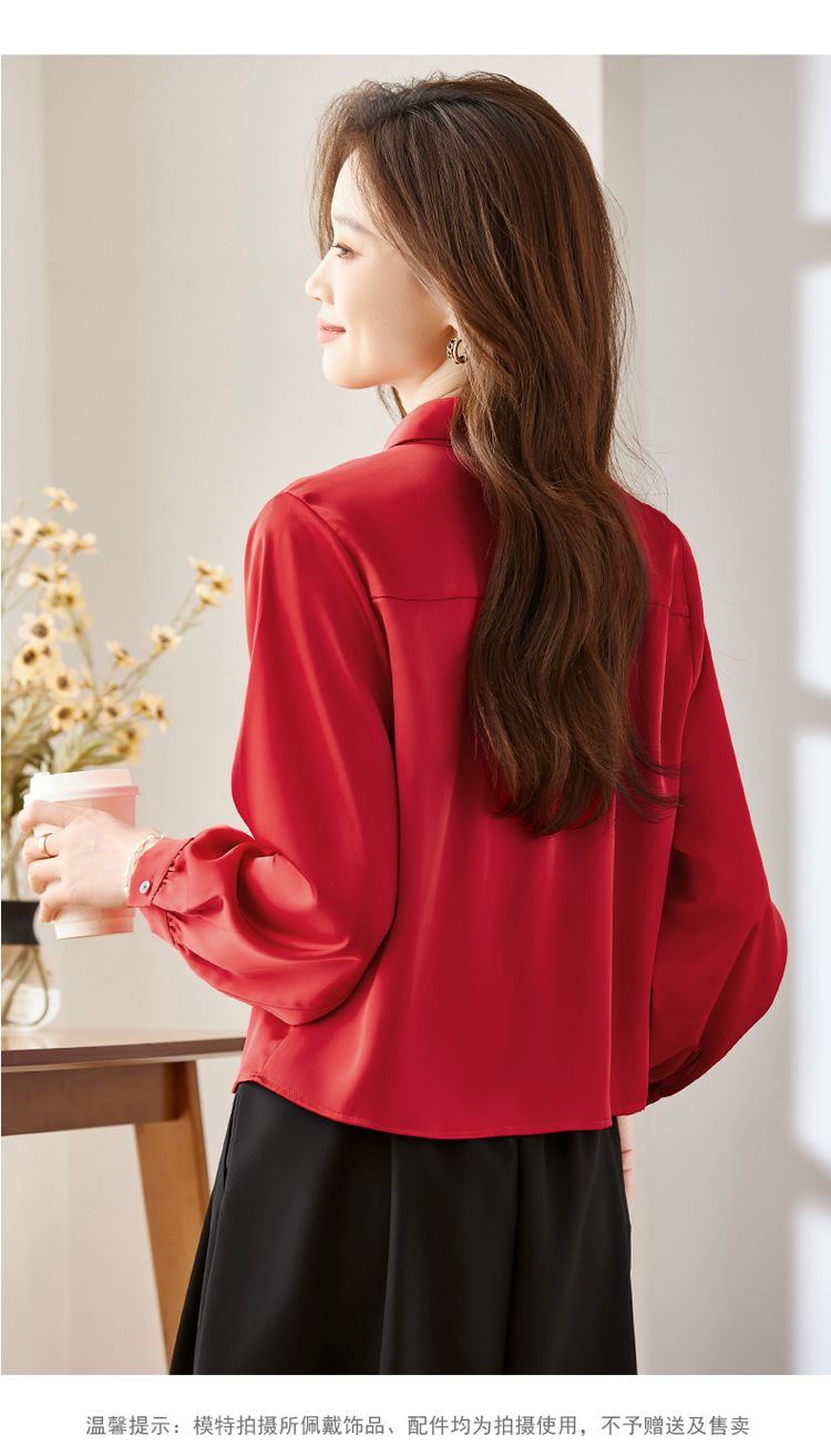 Women Formal Blouses For Evening Wear - Camisas de manga comprida femininas algodão