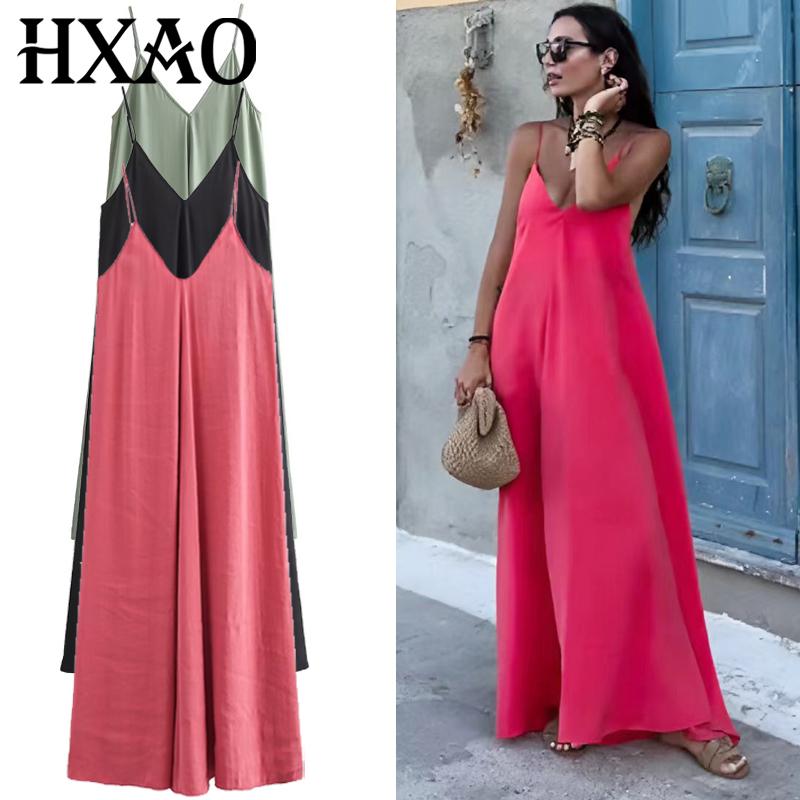 Women'S Green Formal Wear - Hxao 2025 vestidos femininos deslizamento vestidos