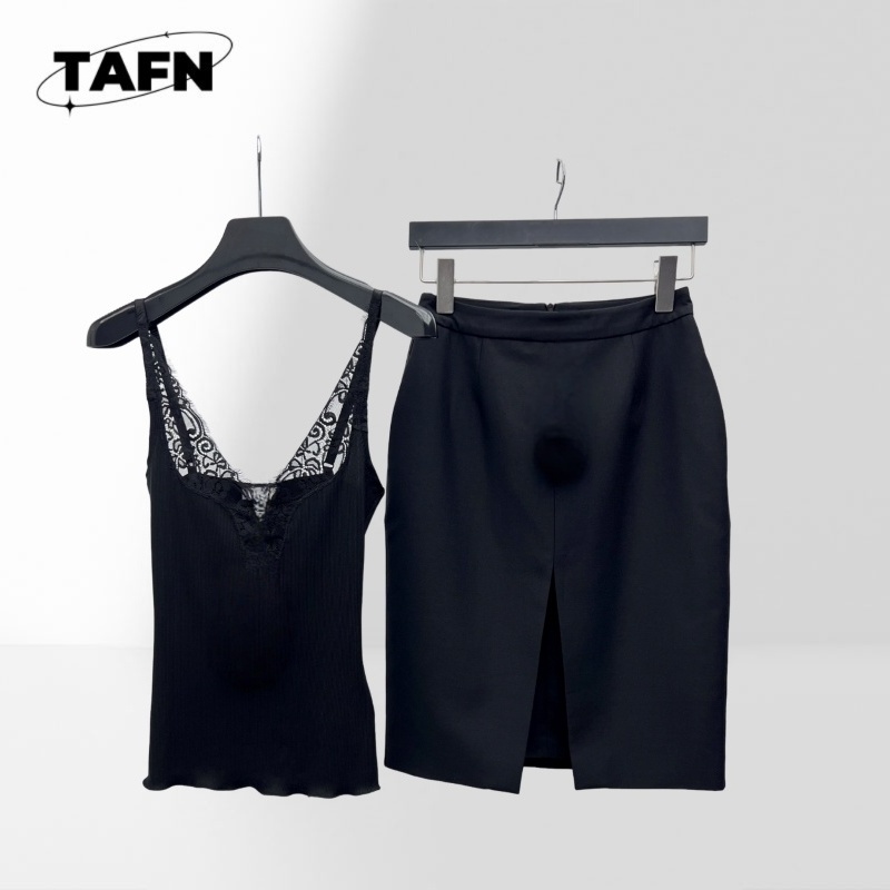Women Formal Event Wear - Conjunto de saia e top feminino