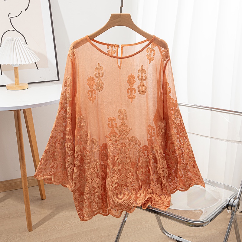 Women'S Formal Wear Blouse - 100% seda amoreira blusa feminina manga