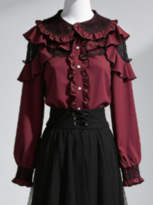 Women Formal Blouses For Evening Wear - Camisa Casual Leve com Laço para