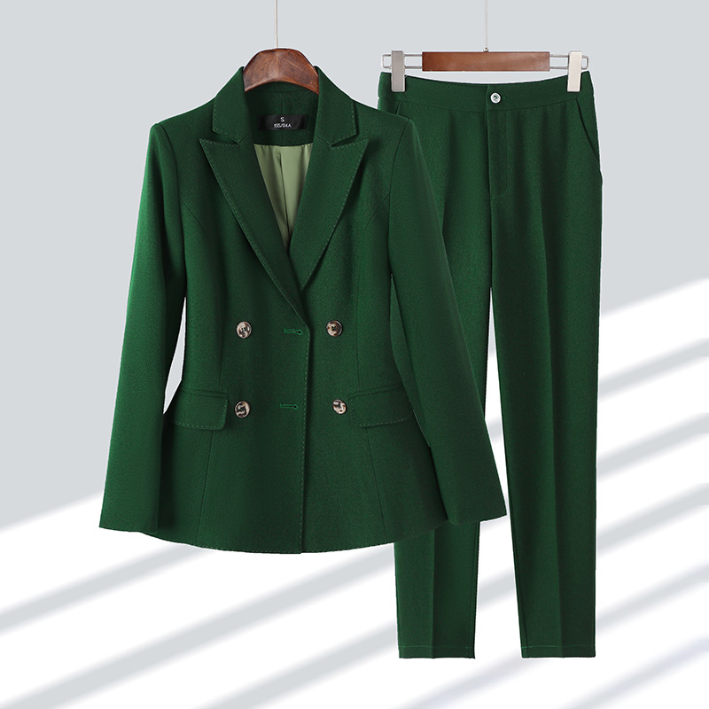 Women Formal Wear With Black Blazer - Moda senhoras calça terno formal feminino