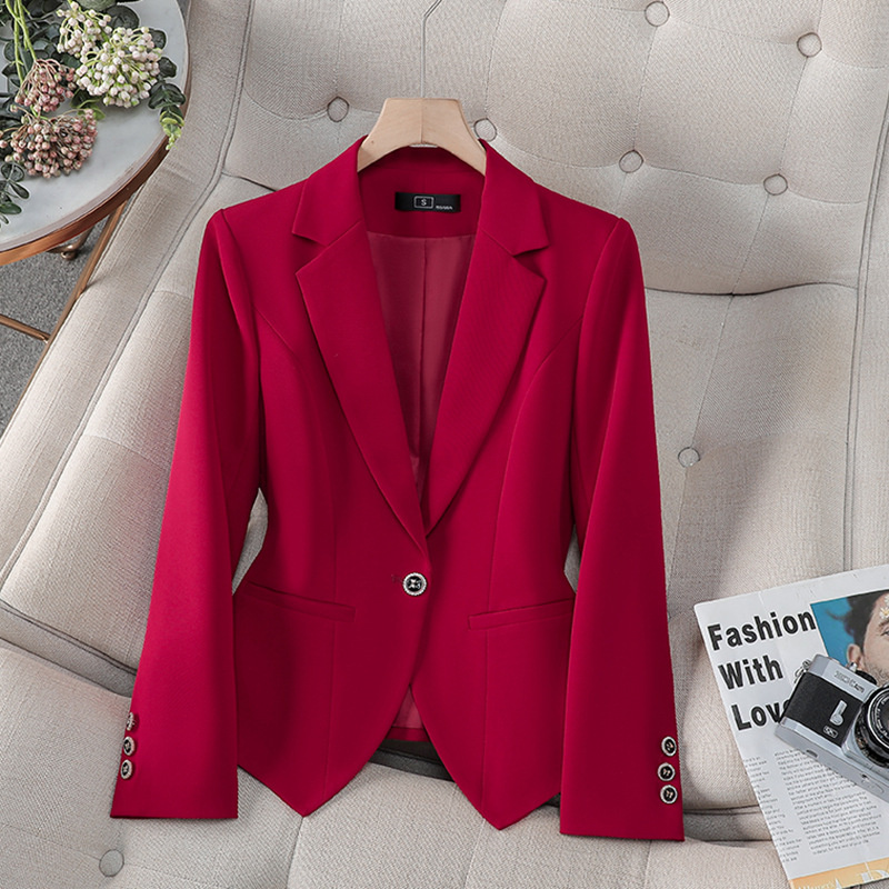 Novo Blazer Feminino Formal da - Women Formal Wear With Black Blazer avaliação e preço