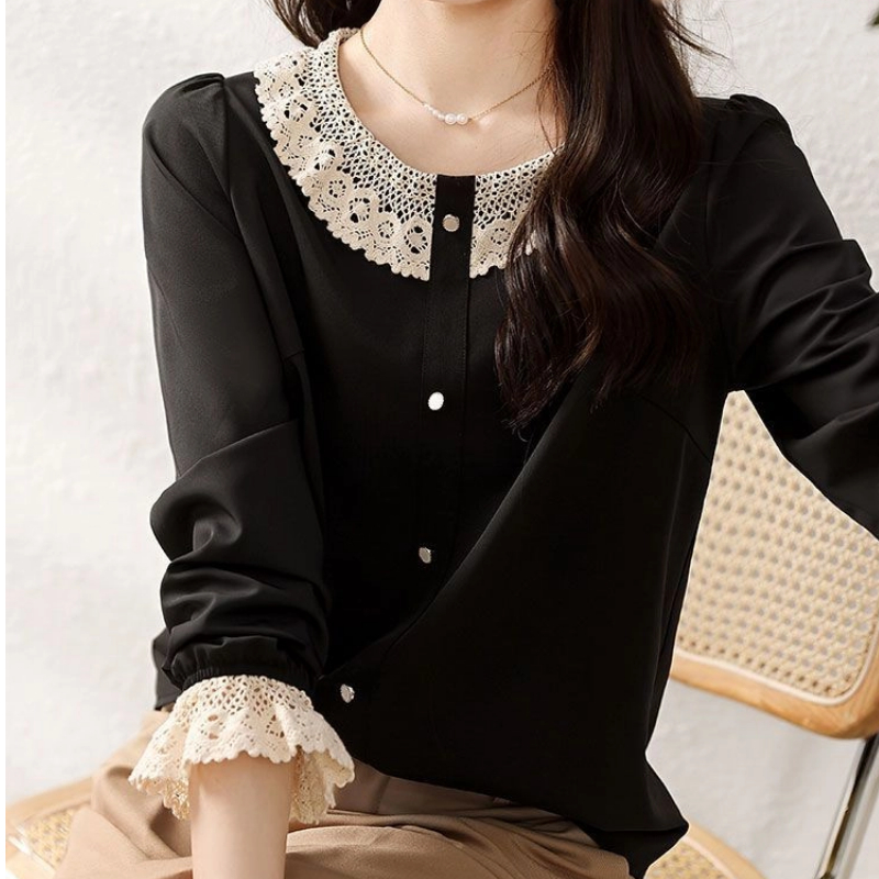 Roupas femininas contraste ret - Women'S Formal Wear Blouse avaliação e preço