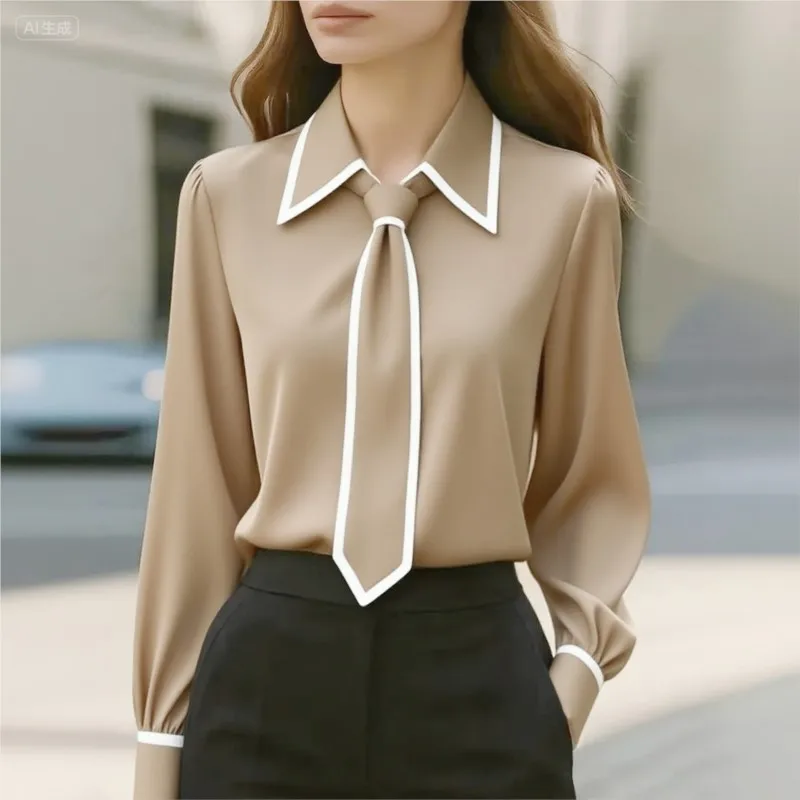 Blusa feminina moda camisa for - Women'S Formal Wear Suits avaliação e preço