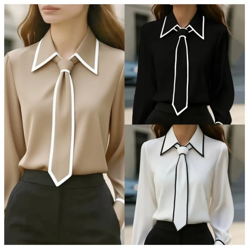 Blusa feminina moda camisa for - Women'S Formal Wear Suits avaliação e preço