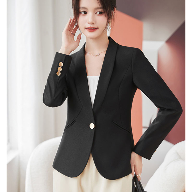 2025 nova moda feminina blazer - Women Formal Wear With Black Blazer avaliação e preço