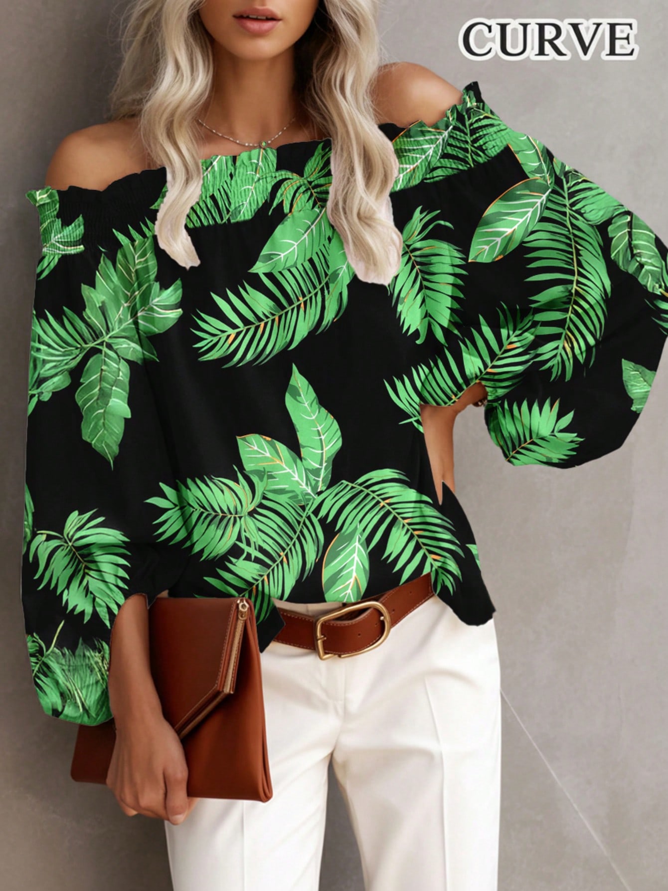 Blusa Casual Feminina Plus Siz - Women'S Formal Wear Blouse avaliação e preço
