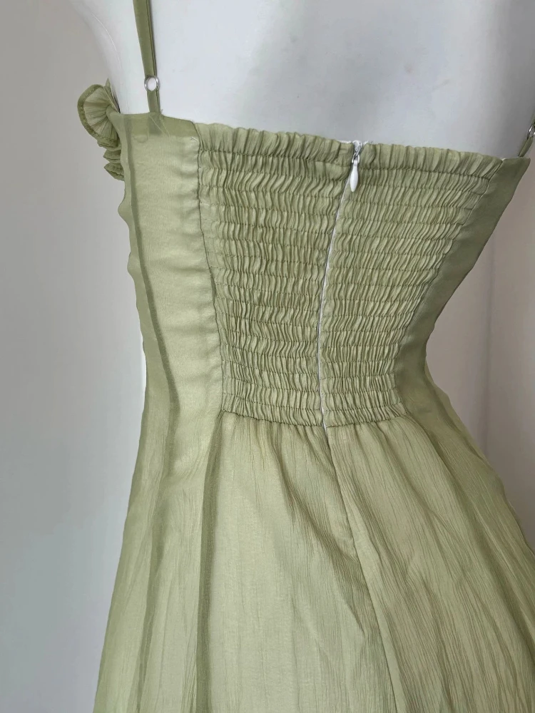 Vestido Longo Verde Vintage Es - Women'S Green Formal Wear avaliação e preço