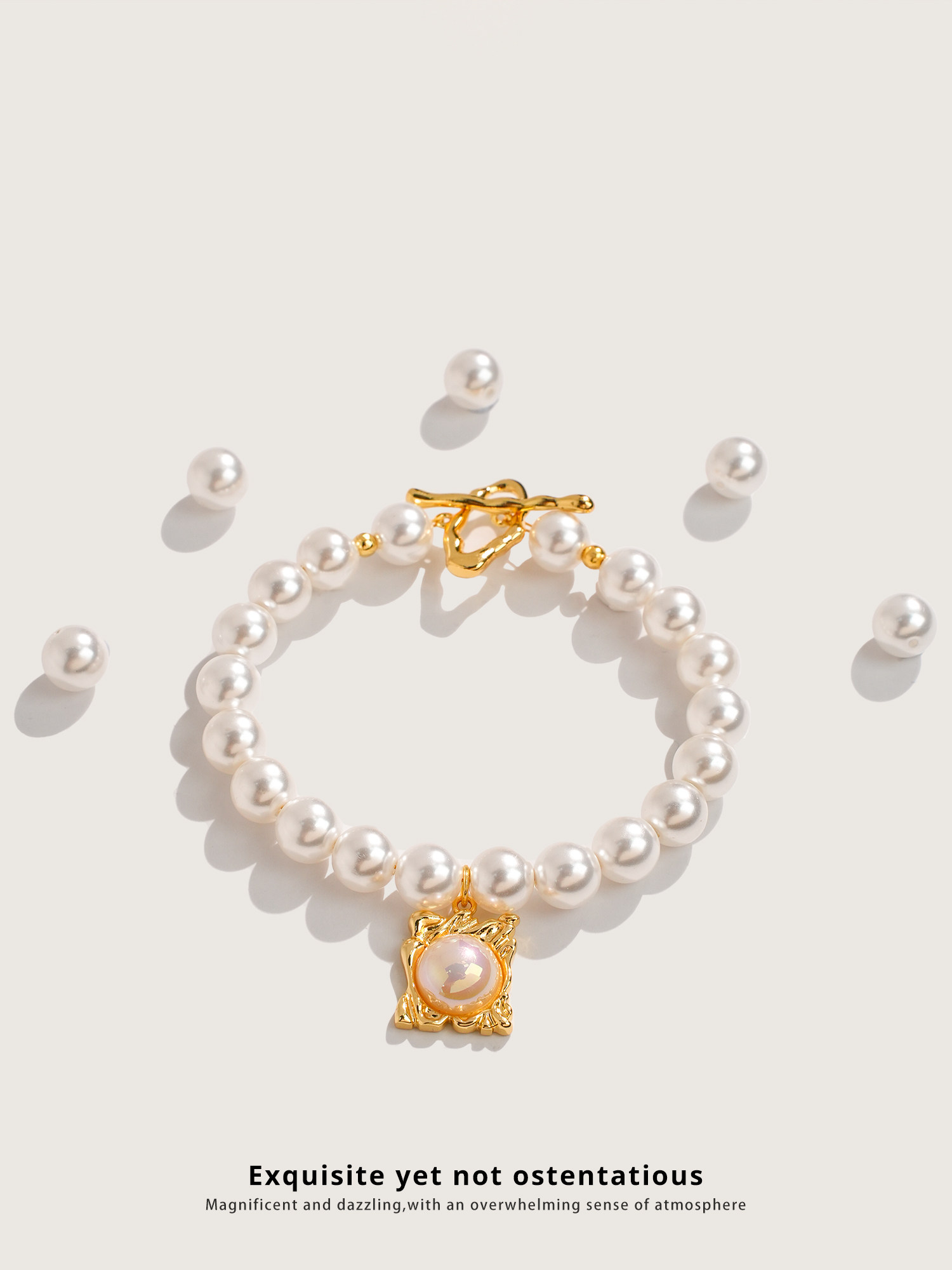 Conjunto de Pérolas com Banho  - Pearl Necklace Set avaliação e preço