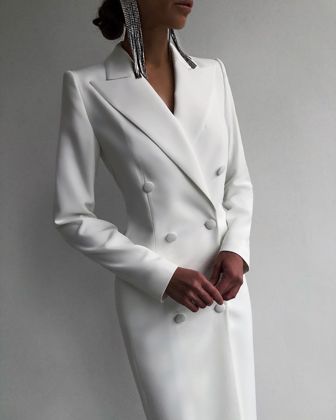 Personalizado branco duplo bre - Women Formal Wear M&S avaliação e preço