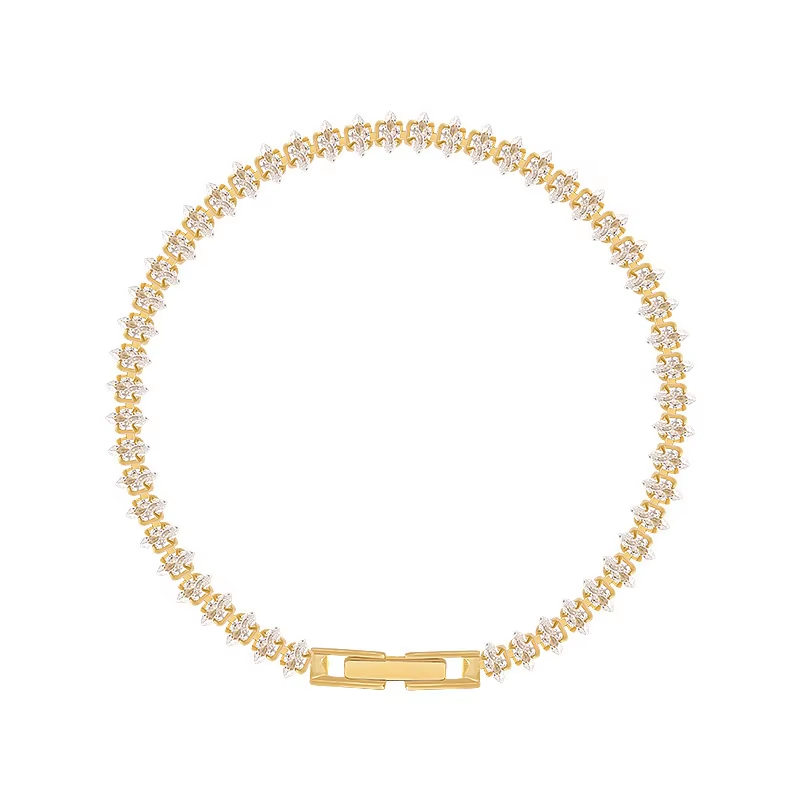 Pulseira delicada de ouro com  - Women Luxury Formal Wear avaliação e preço