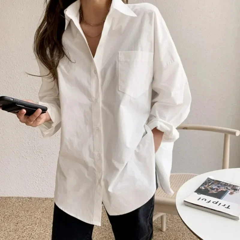 2026 moda nova algodão manga l - Women'S Formal Wear Blouse avaliação e preço