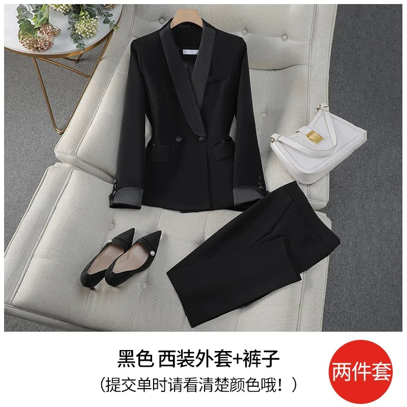 Elegante vermelho preto femini - Women Formal Wear With Black Blazer avaliação e preço