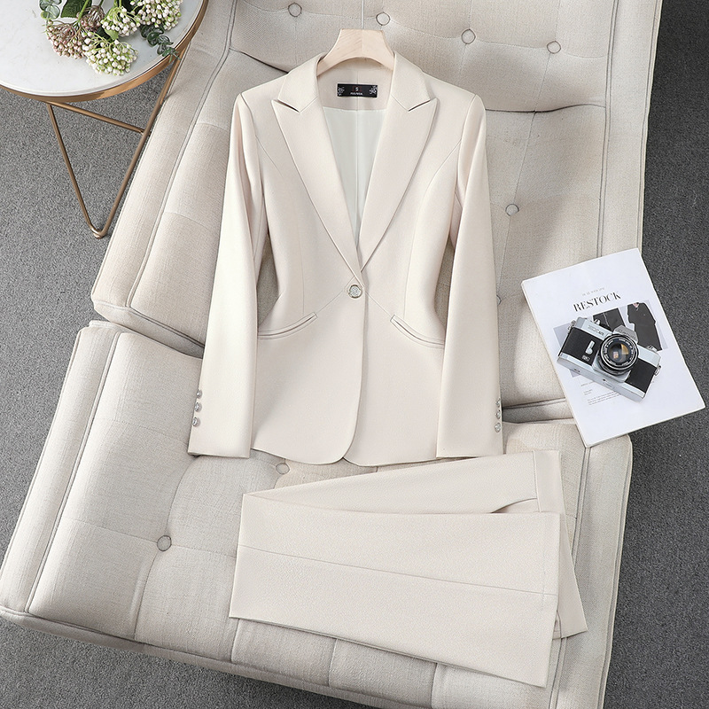 Senhoras do escritório formal  - Women Formal Wear With Black Blazer avaliação e preço