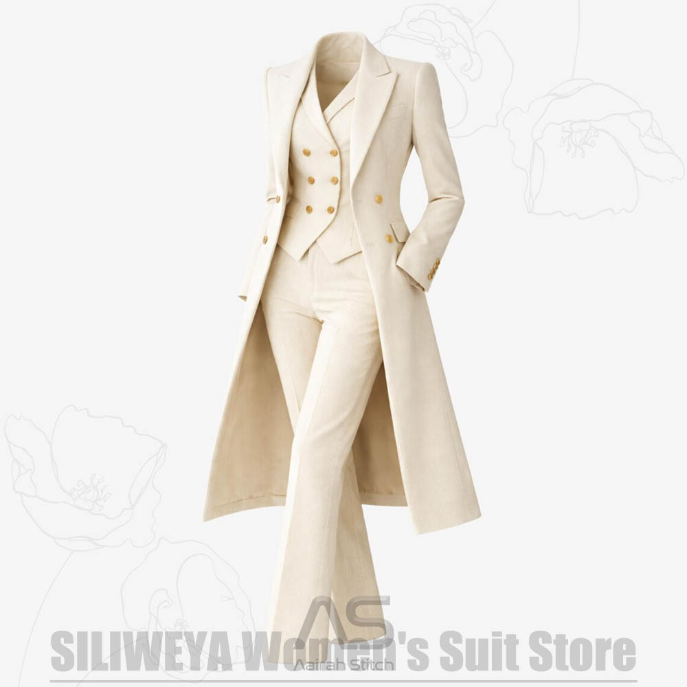 Conjunto Feminino de 3 Peças:  - Women Luxury Formal Wear avaliação e preço