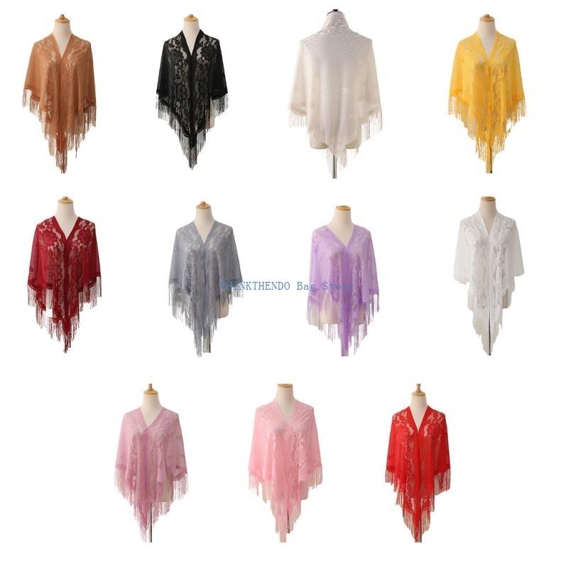 Capa com franjas renda 340D oc - Women Formal Event Wear avaliação e preço