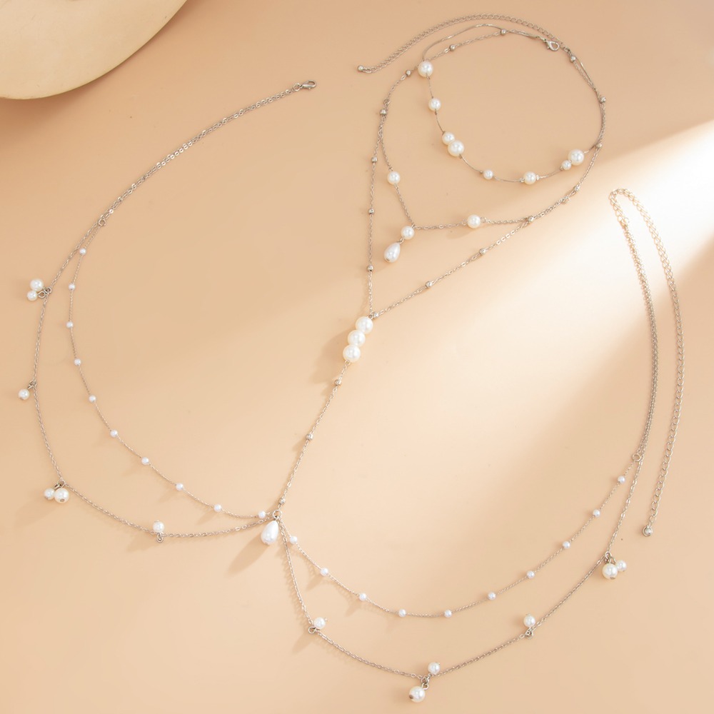 Colar de Pérolas de Imitação M - Pearl Necklace Set avaliação e preço