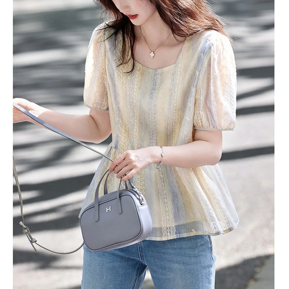 Blusa Feminina Estilo Coreano  - Women Formal Blouses For Evening Wear avaliação e preço