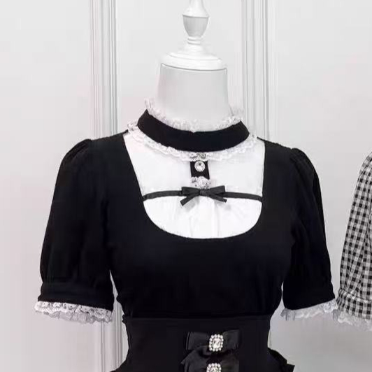 Blusa Lolita Japonesa Feminina - Women Formal Blouses For Evening Wear avaliação e preço