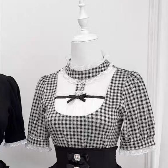 Blusa Lolita Japonesa Feminina - Women Formal Blouses For Evening Wear avaliação e preço