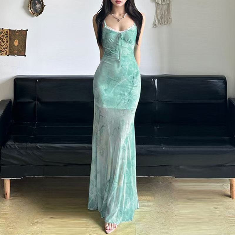 Vestido Longo de Praia de Verã - Women'S Green Formal Wear avaliação e preço