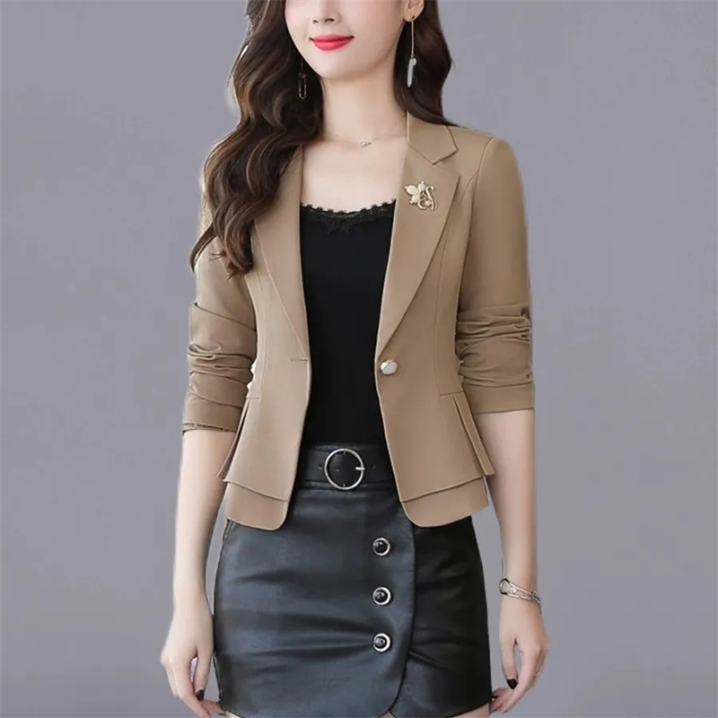 Casaco Formal Slim Feminino pa - Women Formal Wear With Black Blazer avaliação e preço