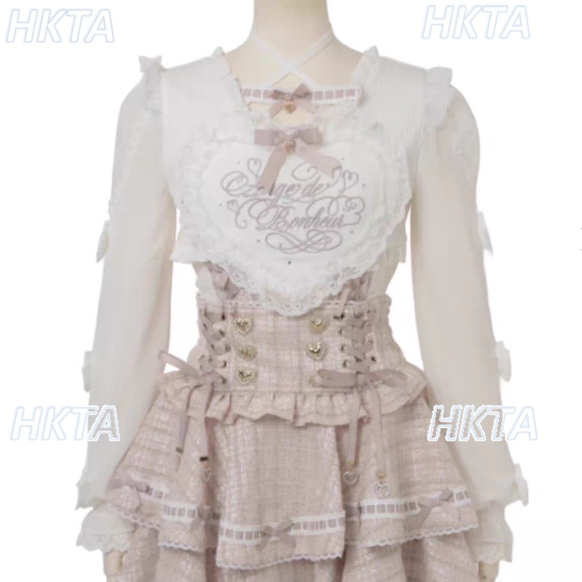 Camisas Lolita Japonesas Novas - Women'S Formal Wear Blouse avaliação e preço
