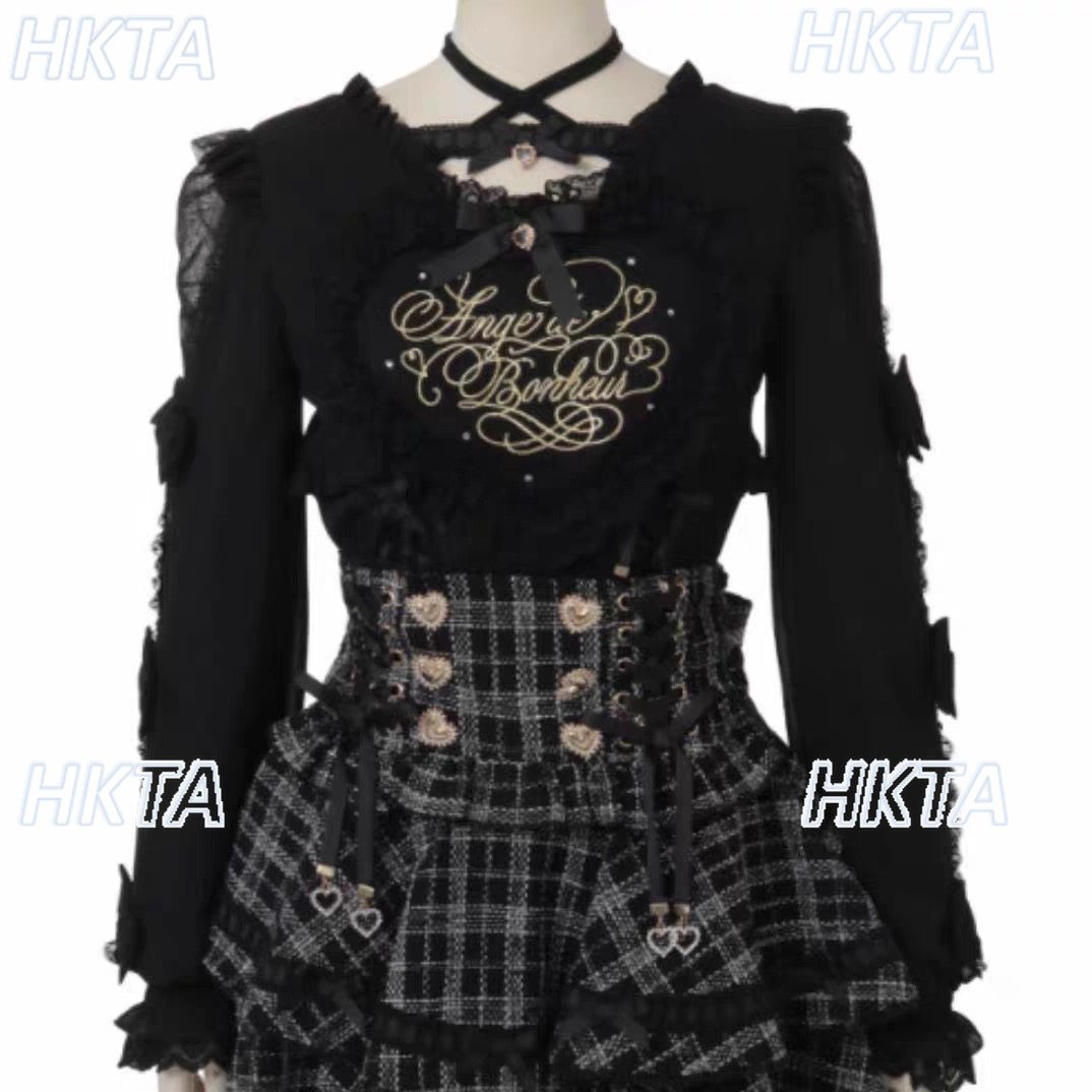Camisas Lolita Japonesas Novas - Women'S Formal Wear Blouse avaliação e preço