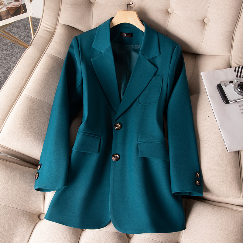 Azul preto verde feminino form - Women Formal Wear With Black Blazer avaliação e preço