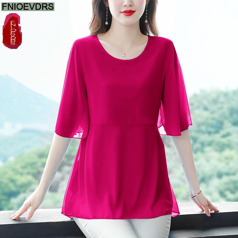 Manga curta solta babados cami - Women'S Formal Wear Blouse avaliação e preço