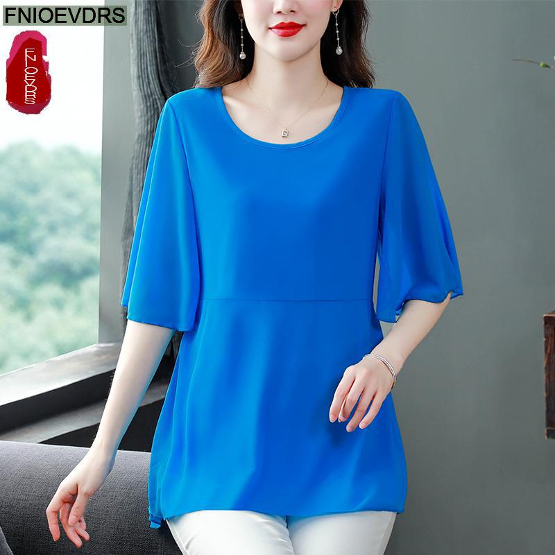Manga curta solta babados cami - Women'S Formal Wear Blouse avaliação e preço