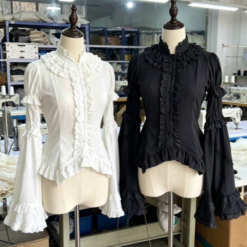 Blusa Kawaii Lolita Japonesa 2 - Women Formal Blouses For Evening Wear avaliação e preço