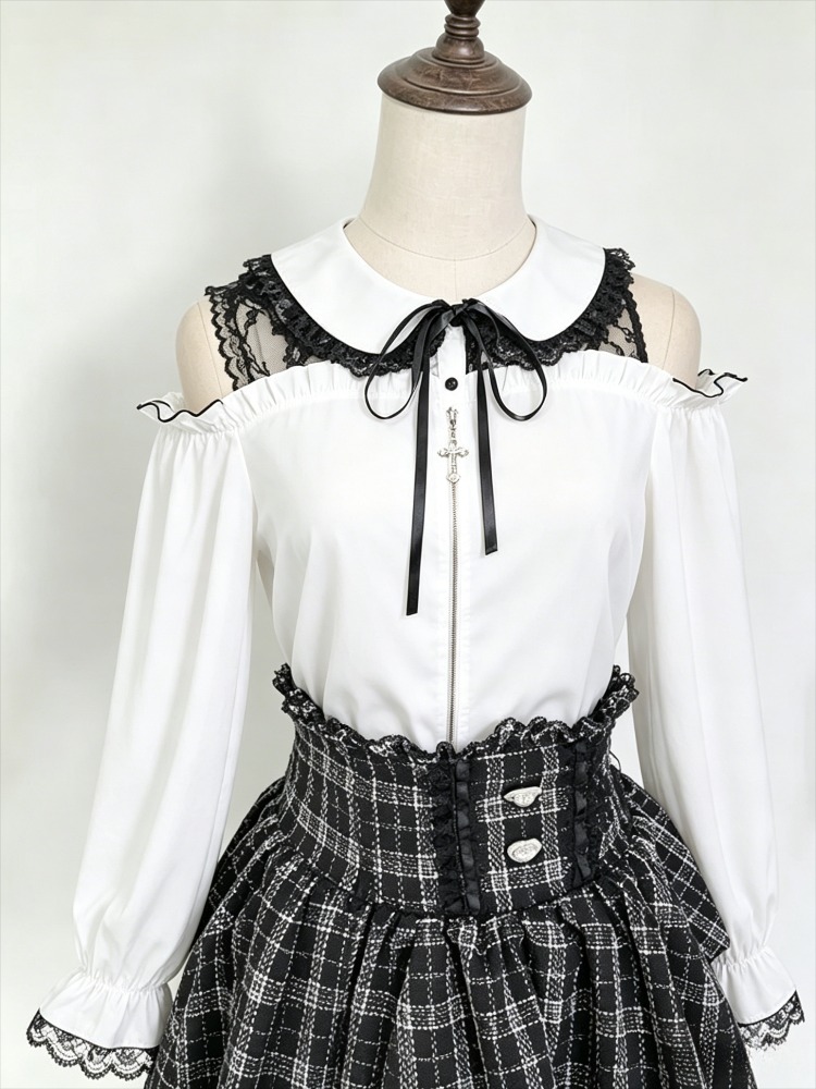 Blusa Feminina Sweet JK Estilo - Women Formal Blouses For Evening Wear avaliação e preço
